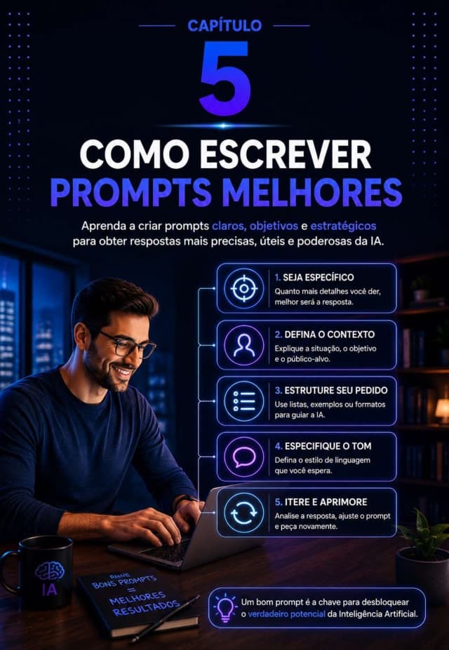 Abertura do capítulo 5: Como escrever prompts melhores