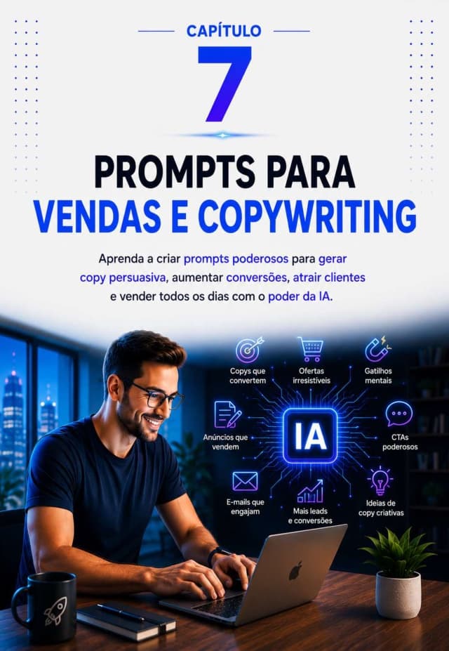 Abertura do capítulo 7: Prompts para vendas e copywriting